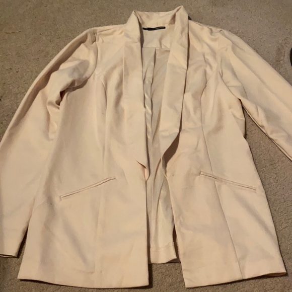 Maurices cream color open front blazer - Picture 1 of 3
